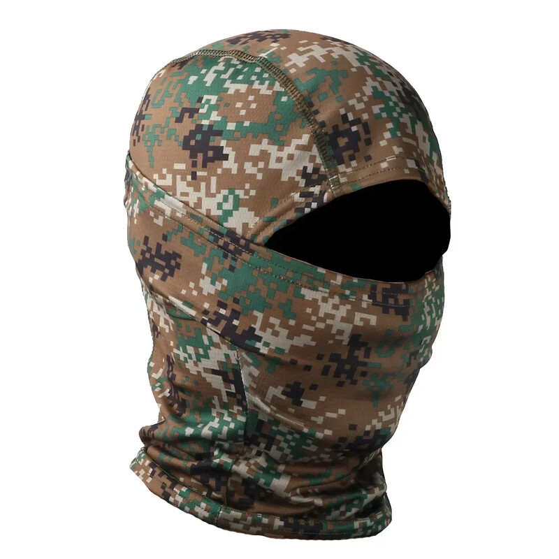 Taktická kukla Molle Camouflage, kukla na vonkajšiu cyklistiku, rybárčenie, poľovníctvo, kapucňa, klobúk, ochrana pre mužov