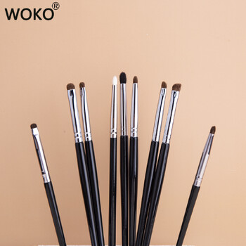 9 τεμ. Eyeliner Smudge Brush Precision Smudge Makeup Brush Brush Horse Hair Eyeshadow Smudge Brush Μικρά Smoky Liner πινέλα μακιγιάζ