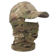Taktikai balaclava baseball sapkák teljes arcmaszk szett Férfi nyári Snapback napsapka szabadtéri vadászat terepszínű balaclava
