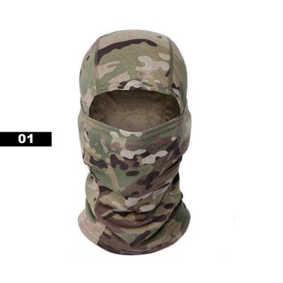 Taktikai balaclava baseball sapkák teljes arcmaszk szett Férfi nyári Snapback napsapka szabadtéri vadászat terepszínű balaclava