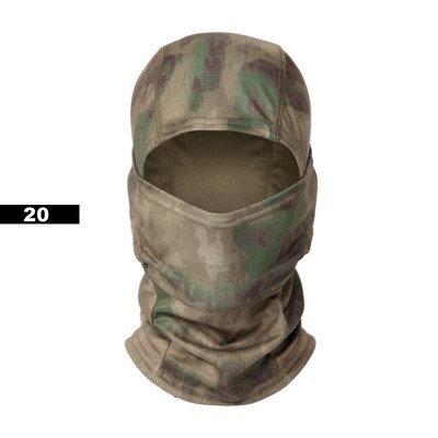 Taktikai balaclava baseball sapkák teljes arcmaszk szett Férfi nyári Snapback napsapka szabadtéri vadászat terepszínű balaclava