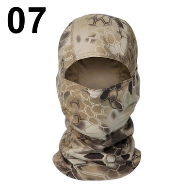 Taktikai balaclava baseball sapkák teljes arcmaszk szett Férfi nyári Snapback napsapka szabadtéri vadászat terepszínű balaclava