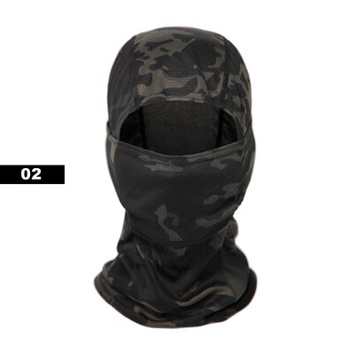 Taktikai balaclava baseball sapkák teljes arcmaszk szett Férfi nyári Snapback napsapka szabadtéri vadászat terepszínű balaclava