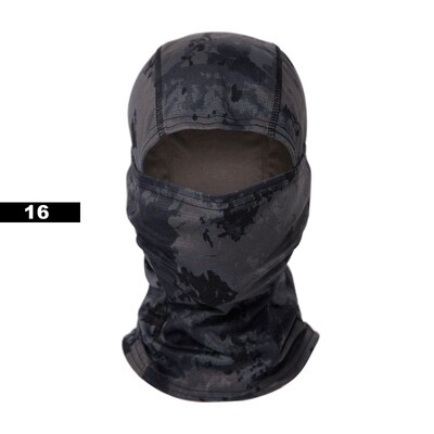 Taktikai balaclava baseball sapkák teljes arcmaszk szett Férfi nyári Snapback napsapka szabadtéri vadászat terepszínű balaclava