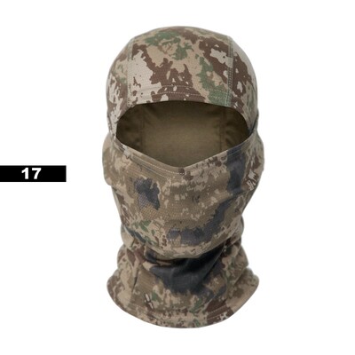Taktikai balaclava baseball sapkák teljes arcmaszk szett Férfi nyári Snapback napsapka szabadtéri vadászat terepszínű balaclava
