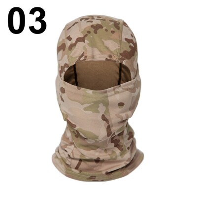 Taktikai balaclava baseball sapkák teljes arcmaszk szett Férfi nyári Snapback napsapka szabadtéri vadászat terepszínű balaclava