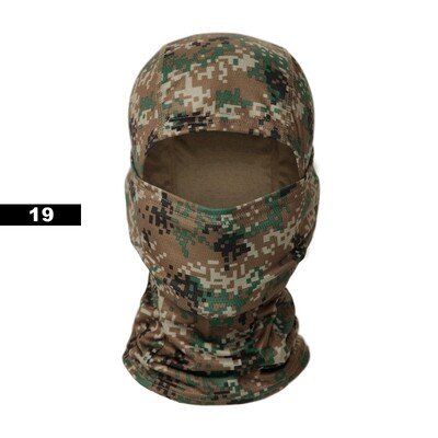 Taktikai balaclava baseball sapkák teljes arcmaszk szett Férfi nyári Snapback napsapka szabadtéri vadászat terepszínű balaclava