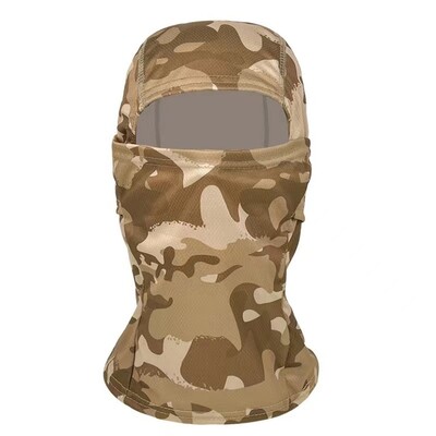 Taktikai balaclava baseball sapkák teljes arcmaszk szett Férfi nyári Snapback napsapka szabadtéri vadászat terepszínű balaclava