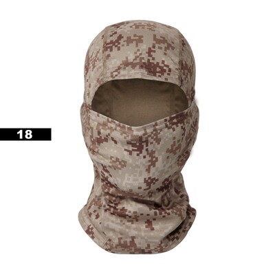 Taktikai balaclava baseball sapkák teljes arcmaszk szett Férfi nyári Snapback napsapka szabadtéri vadászat terepszínű balaclava