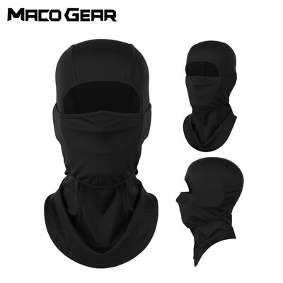 Sports Full Face Mask Tactical Black Balaclava Breathable Cool Face Cover Εξωτερική γκέτα λαιμού για πεζοπορία Ψάρεμα Τρέξιμο Ποδηλασία