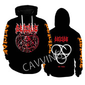 Jauni modes apdrukāti Deicide Band Metāla roka Estētiski kapuciņi Džemperis Gothic Top Harajuku kokvilnas unisex apģērbs
