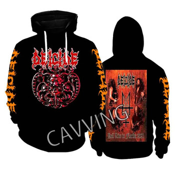 Нова мода с щампи Deicide Band Metal Rock Aesthetic Hoodies Суитшърт Gothic Top Harajuku Памучно унисекс облекло