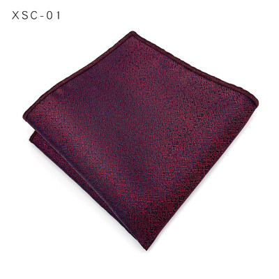 Costum Patrat de buzunar Costum de afaceri coreean pentru bărbați Accesorii pentru cravată de nuntă de mire Eșarfă pătrată roșie Piept gura șervețel profesional