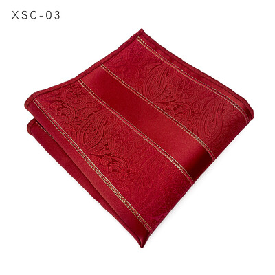 Costum Patrat de buzunar Costum de afaceri coreean pentru bărbați Accesorii pentru cravată de nuntă de mire Eșarfă pătrată roșie Piept gura șervețel profesional