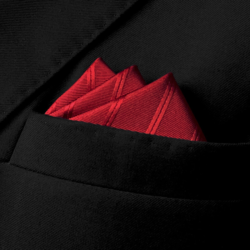 Costum Patrat de buzunar Costum de afaceri coreean pentru bărbați Accesorii pentru cravată de nuntă de mire Eșarfă pătrată roșie Piept gura șervețel profesional