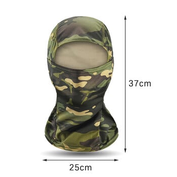 Tactical Camouflage Balaclava Full Face Mask Wargame CP Military Hat Hunting Bicycle Cycling Army Multicam Bandana Neck Gaiter