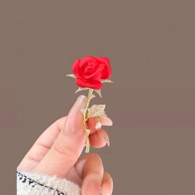 Vintage pilnas Rhinestone kļavu lapu saktas sievietēm Lapas atloka piespraudes Elegantas augu korsāžas ballīšu rotaslietas