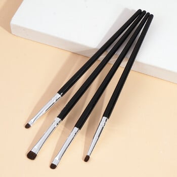 MAANGE 4pcs Fine Eyeshadow Brushes Smudge Precision Eyeliner Smudge Makeup Brush Eyelid Highlighter Liing Silkworm Εργαλεία Μακιγιάζ