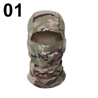 20 Color Tactical Balaclava Ski Bandana Ολόσωμο Κασκόλ λαιμού Κεφάλι Κυνήγι Πεζοπορίας Στρατού Στρατιωτικό Ποδηλατικό Κασκόλ