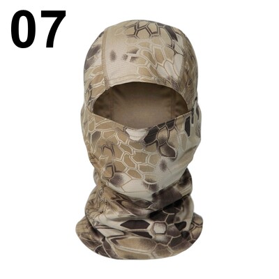 20 Color Tactical Balaclava Ski Bandana Ολόσωμο Κασκόλ λαιμού Κεφάλι Κυνήγι Πεζοπορίας Στρατού Στρατιωτικό Ποδηλατικό Κασκόλ