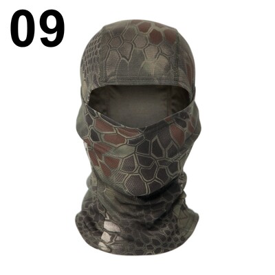 20 Color Tactical Balaclava Ski Bandana Ολόσωμο Κασκόλ λαιμού Κεφάλι Κυνήγι Πεζοπορίας Στρατού Στρατιωτικό Ποδηλατικό Κασκόλ