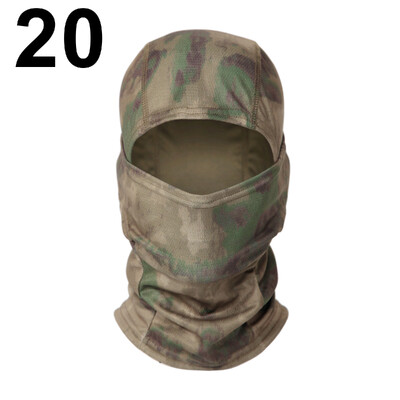 20 Color Tactical Balaclava Ski Bandana Ολόσωμο Κασκόλ λαιμού Κεφάλι Κυνήγι Πεζοπορίας Στρατού Στρατιωτικό Ποδηλατικό Κασκόλ