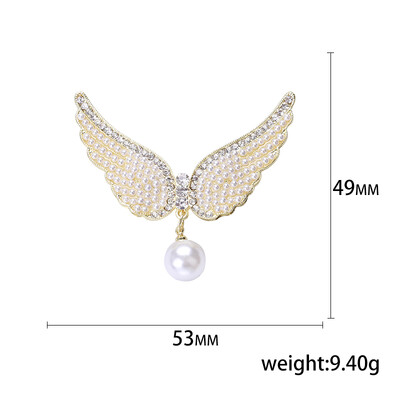 Skaistas Rhinestone Angel Wings Piespraudes sievietēm Unisex Glamour piespraudes Daudzkrāsains Pieejami Ikdienas ballīšu aksesuāri Dāvanas