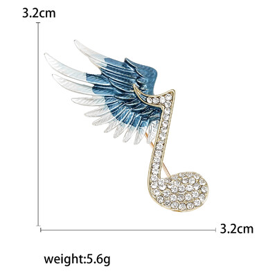 Skaistas Rhinestone Angel Wings Piespraudes sievietēm Unisex Glamour piespraudes Daudzkrāsains Pieejami Ikdienas ballīšu aksesuāri Dāvanas