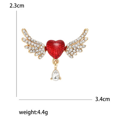 Skaistas Rhinestone Angel Wings Piespraudes sievietēm Unisex Glamour piespraudes Daudzkrāsains Pieejami Ikdienas ballīšu aksesuāri Dāvanas