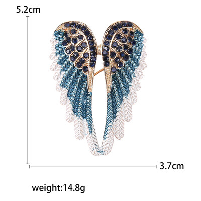 Skaistas Rhinestone Angel Wings Piespraudes sievietēm Unisex Glamour piespraudes Daudzkrāsains Pieejami Ikdienas ballīšu aksesuāri Dāvanas