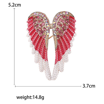 Skaistas Rhinestone Angel Wings Piespraudes sievietēm Unisex Glamour piespraudes Daudzkrāsains Pieejami Ikdienas ballīšu aksesuāri Dāvanas