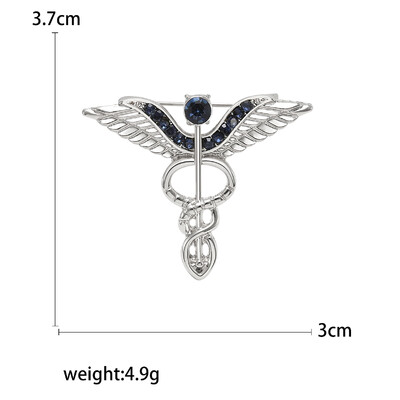Skaistas Rhinestone Angel Wings Piespraudes sievietēm Unisex Glamour piespraudes Daudzkrāsains Pieejami Ikdienas ballīšu aksesuāri Dāvanas