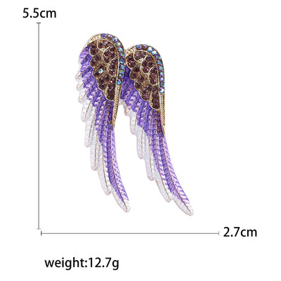 Skaistas Rhinestone Angel Wings Piespraudes sievietēm Unisex Glamour piespraudes Daudzkrāsains Pieejami Ikdienas ballīšu aksesuāri Dāvanas