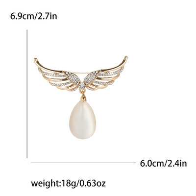 Skaistas Rhinestone Angel Wings Piespraudes sievietēm Unisex Glamour piespraudes Daudzkrāsains Pieejami Ikdienas ballīšu aksesuāri Dāvanas