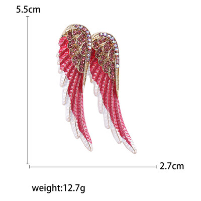 Skaistas Rhinestone Angel Wings Piespraudes sievietēm Unisex Glamour piespraudes Daudzkrāsains Pieejami Ikdienas ballīšu aksesuāri Dāvanas