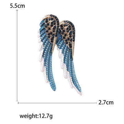 Skaistas Rhinestone Angel Wings Piespraudes sievietēm Unisex Glamour piespraudes Daudzkrāsains Pieejami Ikdienas ballīšu aksesuāri Dāvanas