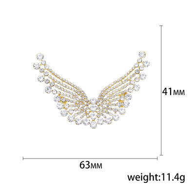 Skaistas Rhinestone Angel Wings Piespraudes sievietēm Unisex Glamour piespraudes Daudzkrāsains Pieejami Ikdienas ballīšu aksesuāri Dāvanas