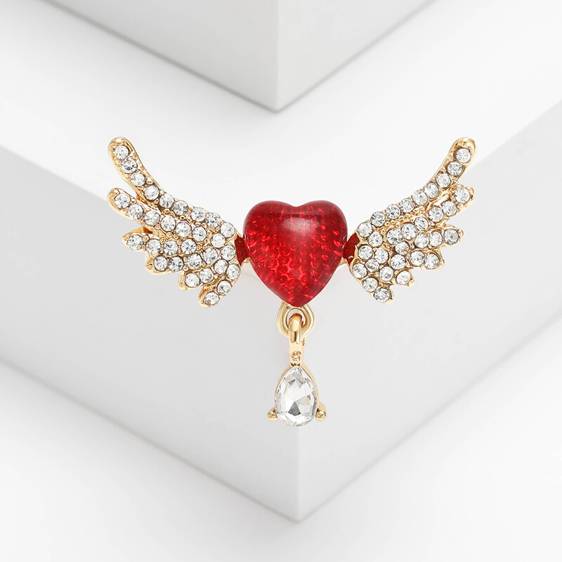 Skaistas Rhinestone Angel Wings Piespraudes sievietēm Unisex Glamour piespraudes Daudzkrāsains Pieejami Ikdienas ballīšu aksesuāri Dāvanas