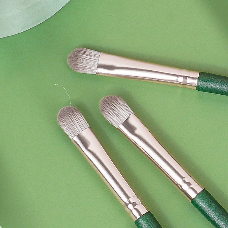 Set de instrumente pentru fard de ochi, 3 bucăți, fard de obraz, iluminator cosmetic, vierme de mătase, perie de păr moale, fard de obraz, machiaj pentru frumusețe