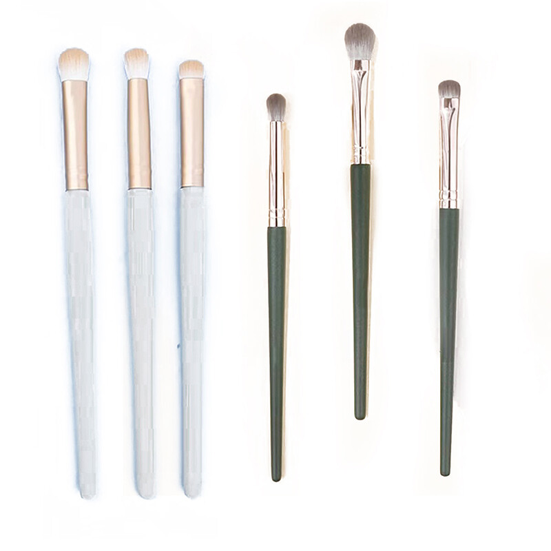 Set de instrumente pentru fard de ochi, 3 bucăți, fard de obraz, iluminator cosmetic, vierme de mătase, perie de păr moale, fard de obraz, machiaj pentru frumusețe