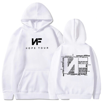 Суичър с качулка Nf Hope Tour Nf Merch Nf Музикален албум Подарък за суичър с качулка за фенове на Nf Пуловери Streetwear Унисекс