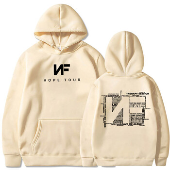 Суичър с качулка Nf Hope Tour Nf Merch Nf Музикален албум Подарък за суичър с качулка за фенове на Nf Пуловери Streetwear Унисекс