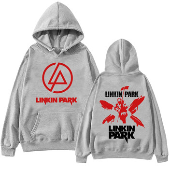 Streetwear Hip Hop LinkinPark Hoodie Harajuku Pullover Popular Music Sweatshirt Fans Gift Hoodies Men Casual YK2 Oversized Tops