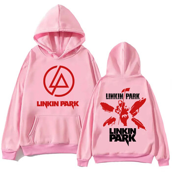 Streetwear Hip Hop LinkinPark Hoodie Harajuku Pullover Popular Music Sweatshirt Fans Gift Hoodies Men Casual YK2 Oversized Tops