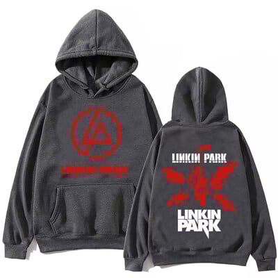 Streetwear Hip Hop LinkinPark Hanoră Harajuku Pulover Muzica populară Hanorac Fani Cadou Hanorace Bărbați Casual YK2 Topuri supradimensionate