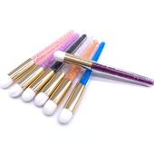 5 buc Perii de curățare cu cristale pentru extensii de gene Perii de curățare a nasului Instrumente pentru șampon pentru gene Perie de machiaj