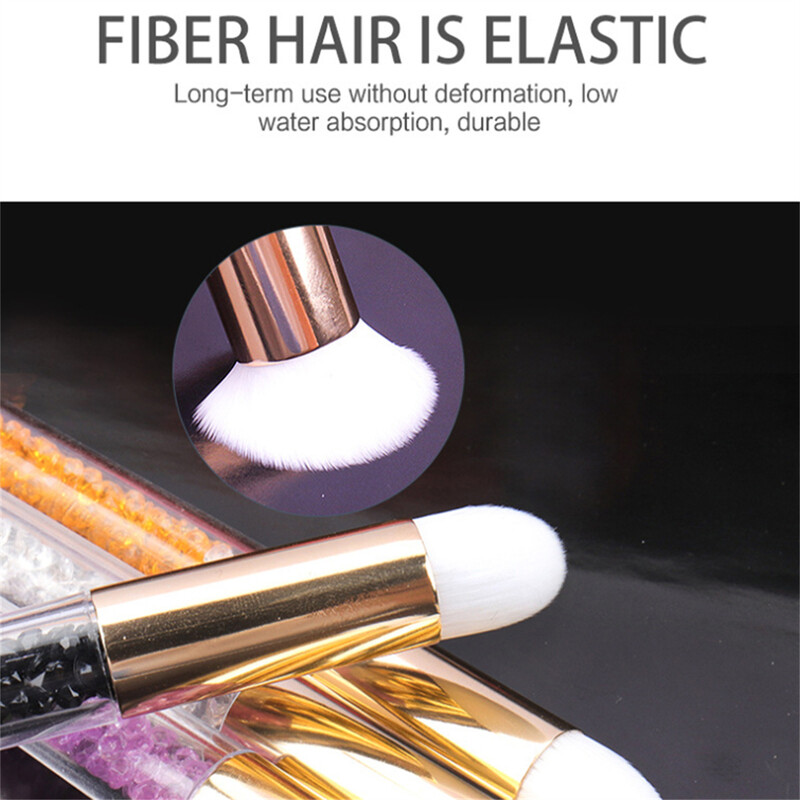 5 buc Perii de curățare cu cristale pentru extensii de gene Perii de curățare a nasului Instrumente pentru șampon pentru gene Perie de machiaj