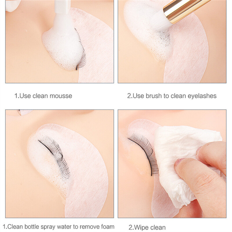 5 buc Perii de curățare cu cristale pentru extensii de gene Perii de curățare a nasului Instrumente pentru șampon pentru gene Perie de machiaj