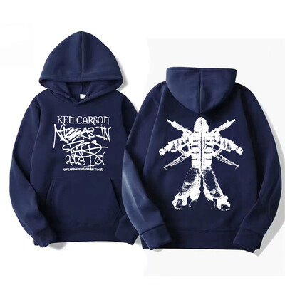 Rapper Ken Carson Turneul European 2023 Hanorace Bărbați Femei Hip Hop Trend Vintage Hanorace Casual cu mânecă lungă Îmbrăcăminte cu glugă