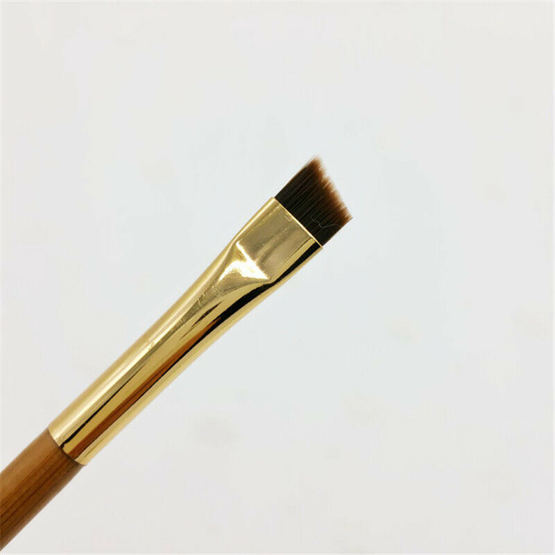 1 gab. Koka skropstu uzacu birste ar dubultgalvu Skropstu birstes Uzacu kosmētika Skaistumkopšanas rīki Profesionāla slīpa birste